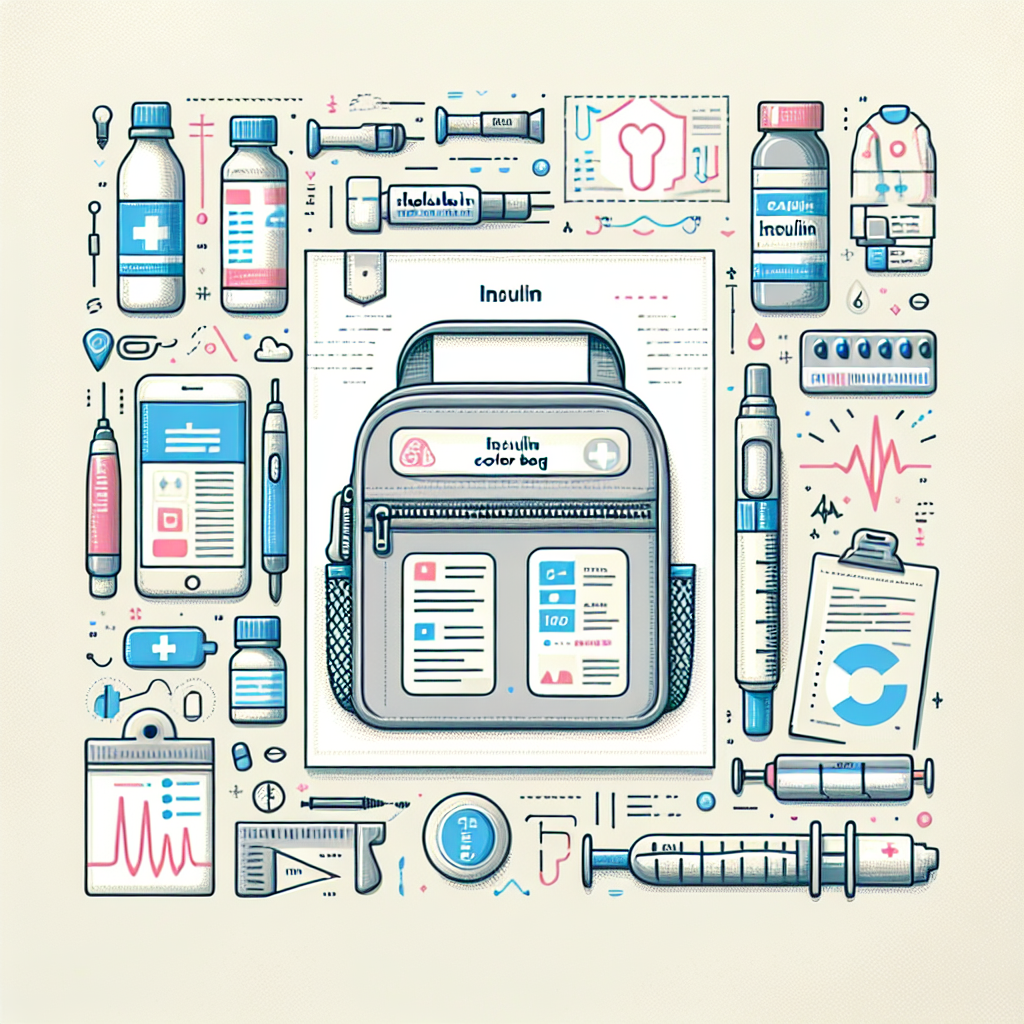 Pastelková ilustrace znázorňující téma: Diabetes a zdraví