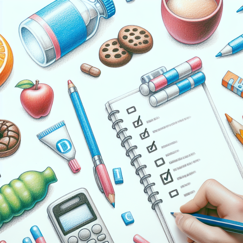 Pastelková ilustrace znázorňující téma: Zdraví