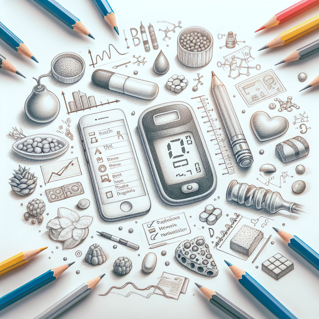 Pastelková ilustrace znázorňující téma: Zdraví a výživa