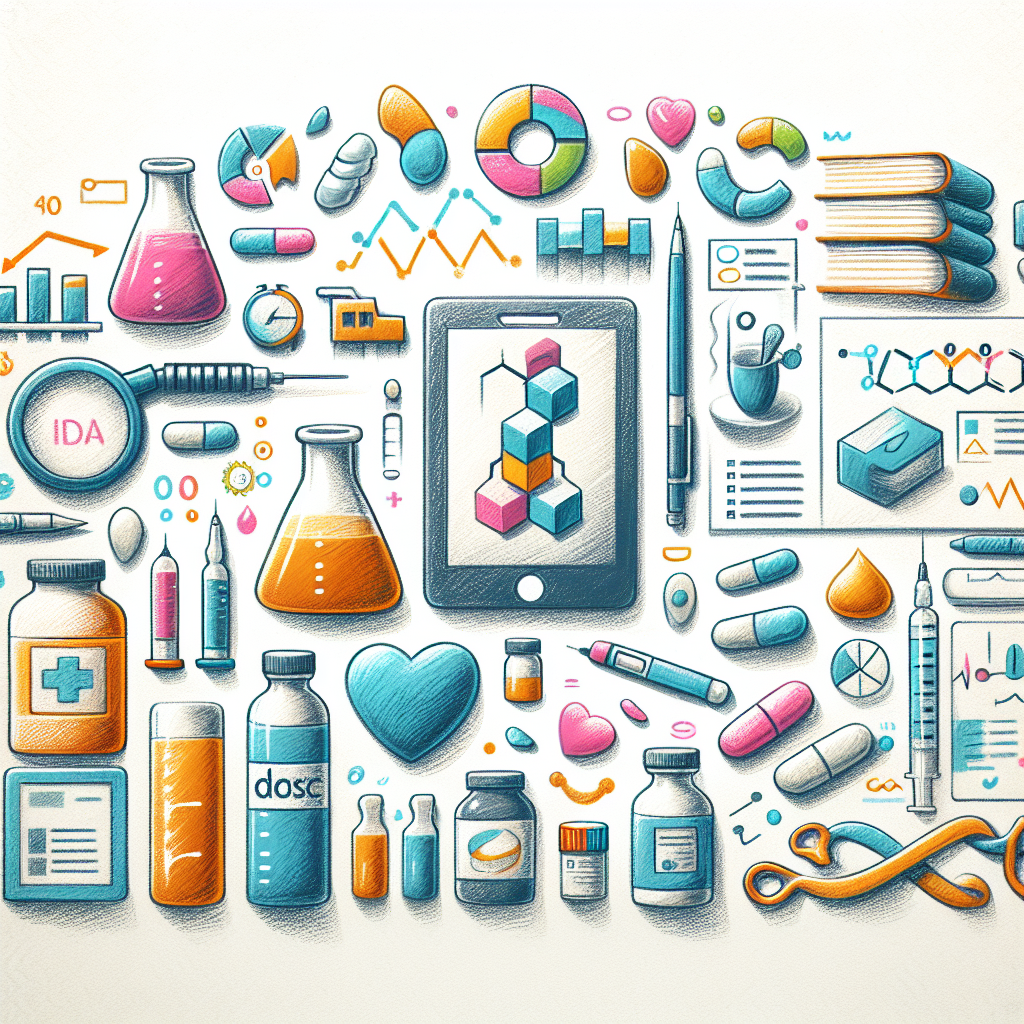 Pastelková ilustrace znázorňující téma: Diabetes