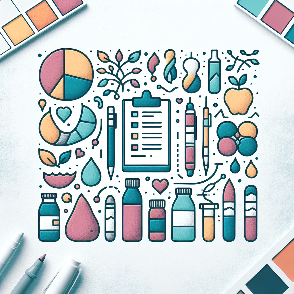 Pastelková ilustrace znázorňující téma: Zdraví